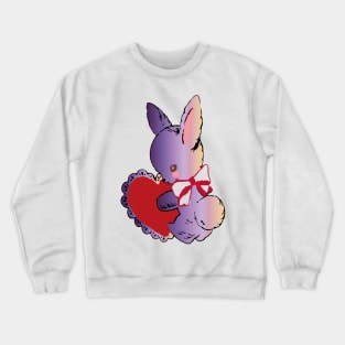 fluffy baby bunny Crewneck Sweatshirt